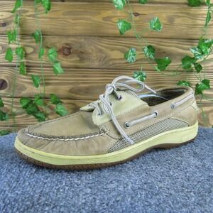 SPERRY Men's Boat Shoe Brown Leather Sz 10‎ Medium  Used 2025